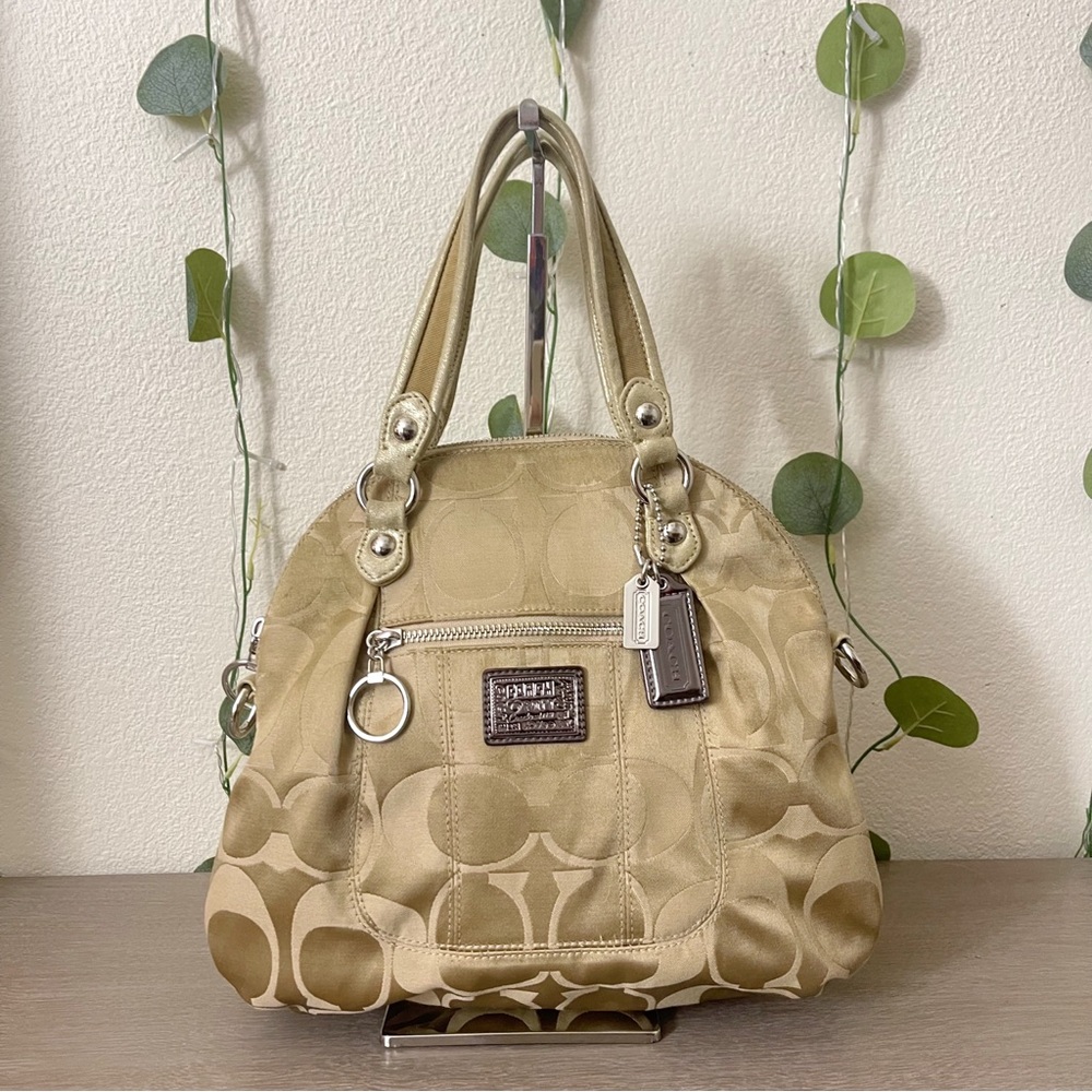 Coach Tan Signature Tote Bag
